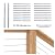Muzata Swage Lag Screws Left & Right 20 Pack for 1/8" Cable Railing,T316 Stainless Steel Stair Deck Railing Wood Post for Horizontal Vertical Balusters (10 Pairs) CK17,Series CA1 CD1 CS1