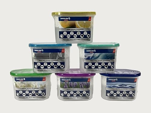 Scented Dehumidifier 500ml Condensation Remover Moisture Absorber Dehumidifiers for Damp, Mould, Moisture in Home, Kitchen, Wardrobe, Bedroom, Caravan, Office, Garage,(24, Fresh Linen) Scented Dehumidifier 500ml Condensation Remover Moisture Absorber Dehumidifiers for Damp, Mould, Moisture in Home, Kitchen, Wardrobe, Bedroom, Caravan, Office, Garage,(24, Fresh Linen)