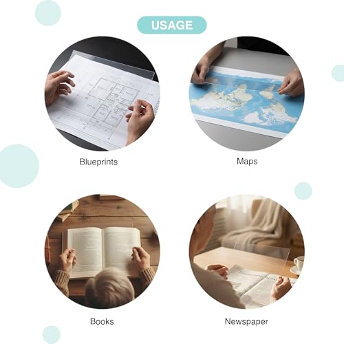 Image of oddpod A4 Big Size Fresnel Lens & Flexible Plastic 3X Magnifying Sheet - Pack of 1