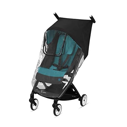 CYBEX Libelle Stroller Rain Cover, Transparent, Stroller Accessory, Baby Travel Weather Shield