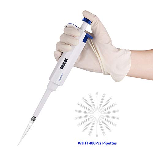 Buy 1000ul Pipette with 480pcs Pipette Tips, SingleChannel Pipette