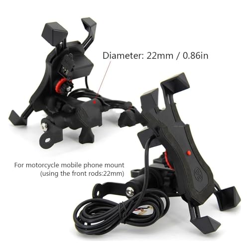 Support navigation GPS moto 12mm pour Tracer et MT-07 2016 2017