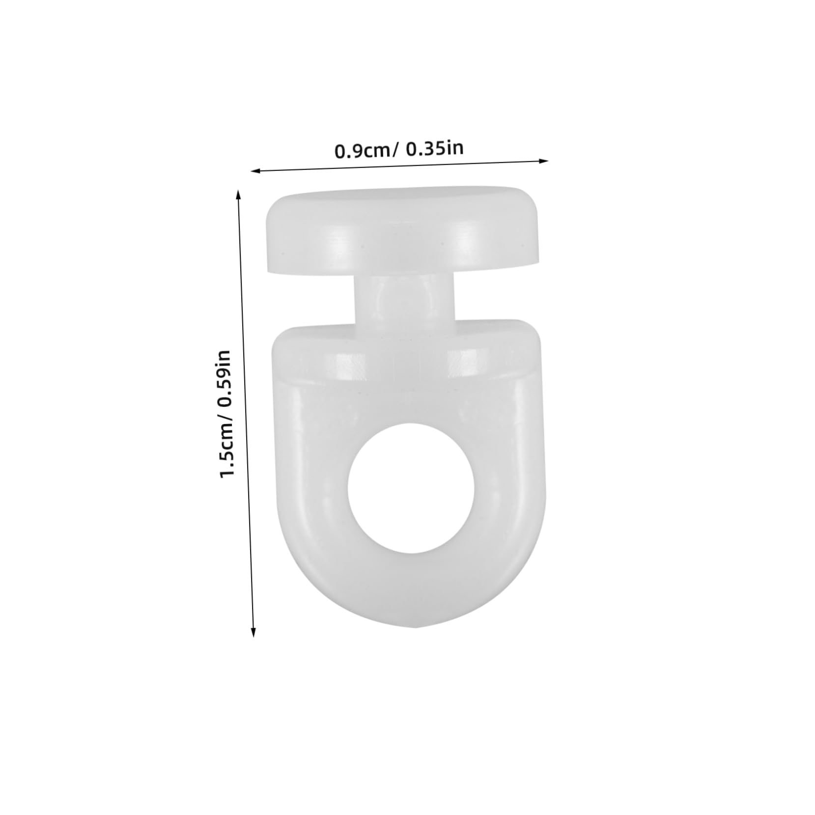 Angoily 200pcs Curtain Track Gliders Hooks Smooth Sliding Plastic Drapery Hardware for Easy Installation Versatile Window Treatments Fits Various Curtain Styles