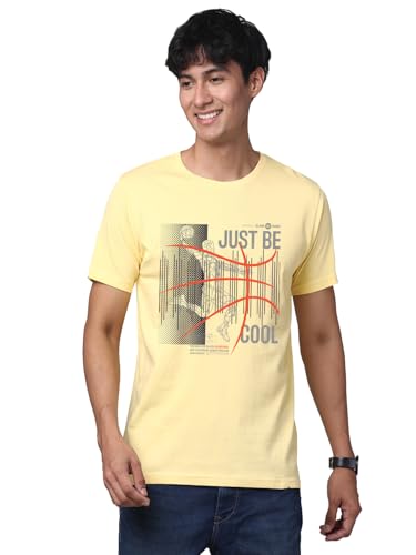 Image of ADRO 100% Cotton Lycra Tshirts for Men Combo Pack of 3 | Regular Fit | Printed T Shirt | Round Neck Half Sleeve| Mens Tshirts