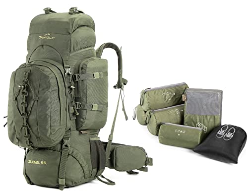 Image of Tripole Colonel Rucksack With organizer Army Green