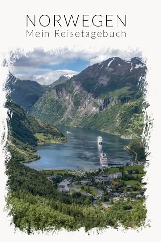 Norwegen Reisetagebuch zum Selberschreiben | interaktives abwechslungsreich designtes Tagebuch als Reise-Geschenk f&uuml;r die Kreuzfahrt Rundreise oder ... | F&uuml;r 4 Wochen (Reisetageb&uuml;cher f&uuml;r Norwegen)