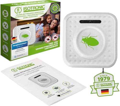 Prise anti-acariens ultrason nomade ISOTRONIC pour protéger votre lit en voyage et camping