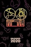 akai spulentonbandgerät  KALENDER 2020: A5 Party Terminplaner für Alte Schule mit DATUM - 52 Kalenderwochen für Termine & To-Do Listen - Tonband Terminkalender Olschool Technik Jahreskalender 60er Jahre