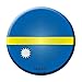 Nauru Novelty Metal Circular Sign C-364