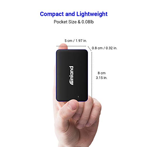 INLAND Professional External SSD 960GB Portable Solid State Drive 3D NAND USB 3.1 Mobile SSD Portable External Storage f - Additional View