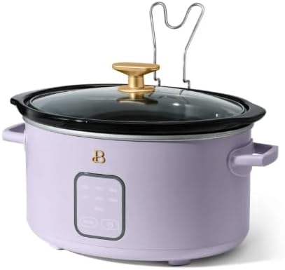4Qt Slow Cooker with Touch-Activated Display~Purple