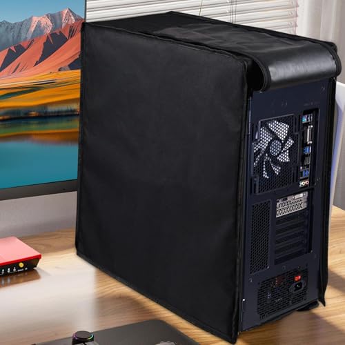 Cubierta antipolvo para CPU de computadora protector de host de PC con malla transpirable 5