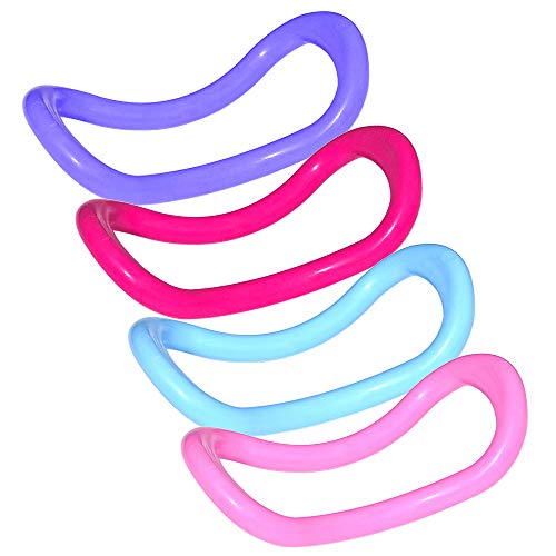 Loijon 2 PCS Anel de Yoga Anel de Pilates Anel de Fitness Círculo de Alongamento de Corpo Inteiro Gr