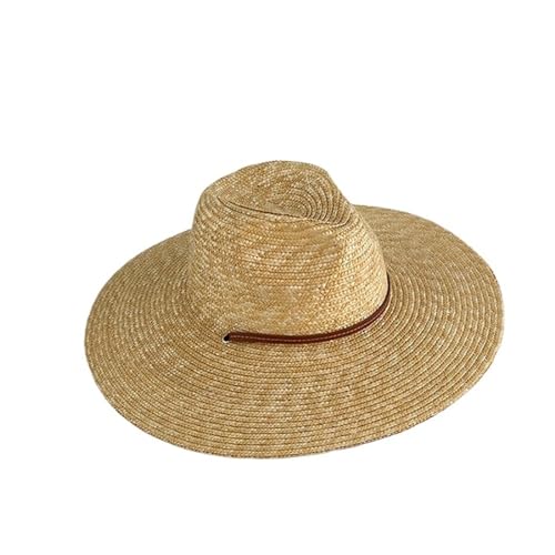 Chapeau de soleil en paille fini les coups de soleil avec ce large bord