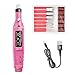 YIMART Gel Nails Manicure Pedicure Polishing Kit with 6Pcs Nail Drill Bits and Art Tools (Pink)