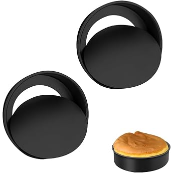 Round baking mould baking mould round 15 cm set of 2 springform tins 15 cm set cake mould with stainless steel cake mould and non-stick coating suitable for cakes brownies cakes lasagned