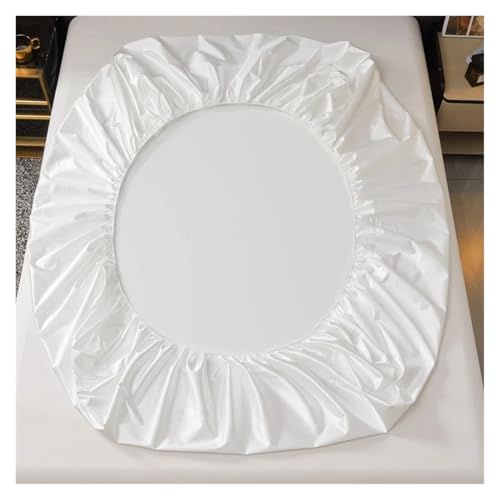 Drap-housse imperméable en satin 140x190 anti-tache avec élastique