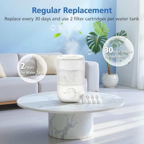 Image of 10 Pack Humidifier Demineralization Cartridge Compatible with LEVOIT