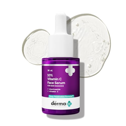 The Derma Co 10% Advanced Vitamin C Face Serum with 5% Niacinamid...