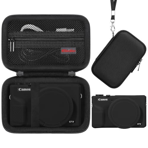 Funda rígida con cubierta de silicona para cámara Canon G7X Mark III miniatura 1
