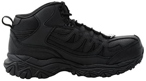 Skechers Men's Holdredge Rebem Work Boot, Black/Black, 11.5 M US