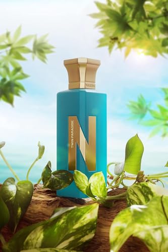 Image of NASEEM Twin Paradise Aqua Perfume 75 ml - Unisex Eau De Parfum for Men & Women - Subtle Tonal Fragrance - Alcohol-Free, Long Lasting & Hypoallergenic Scent for Every Occasion