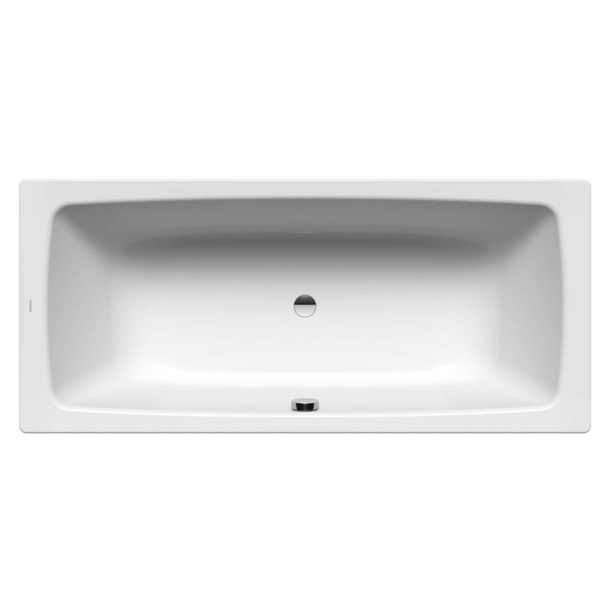 Kaldewei Cayono Duo 725 - Vasca da bagno 180 x 80 x 40 cm, colore: Bianco alpino