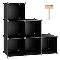 Scaffale Modulare 4 Cubi Impilabile In Metallo 35x35x35cm Bianco/nero - Foto 11