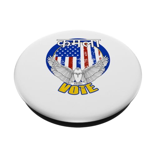 Campagne électorale présidentielle en langue hindi Kamala Harris PopSockets PopGrip Adhésif – vue 2