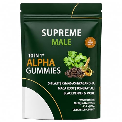 SUPREME MALE Alpha Gummies 60 Gummies