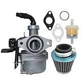 Pièce De Rechange Carburateur Carburateur 19 Mm Pour Moteur Pour Kawasaki KFX 50 70 90 110 Cm³ Pz19 50cc 70cc 90cc 110cc Quad/moto Tout terrain