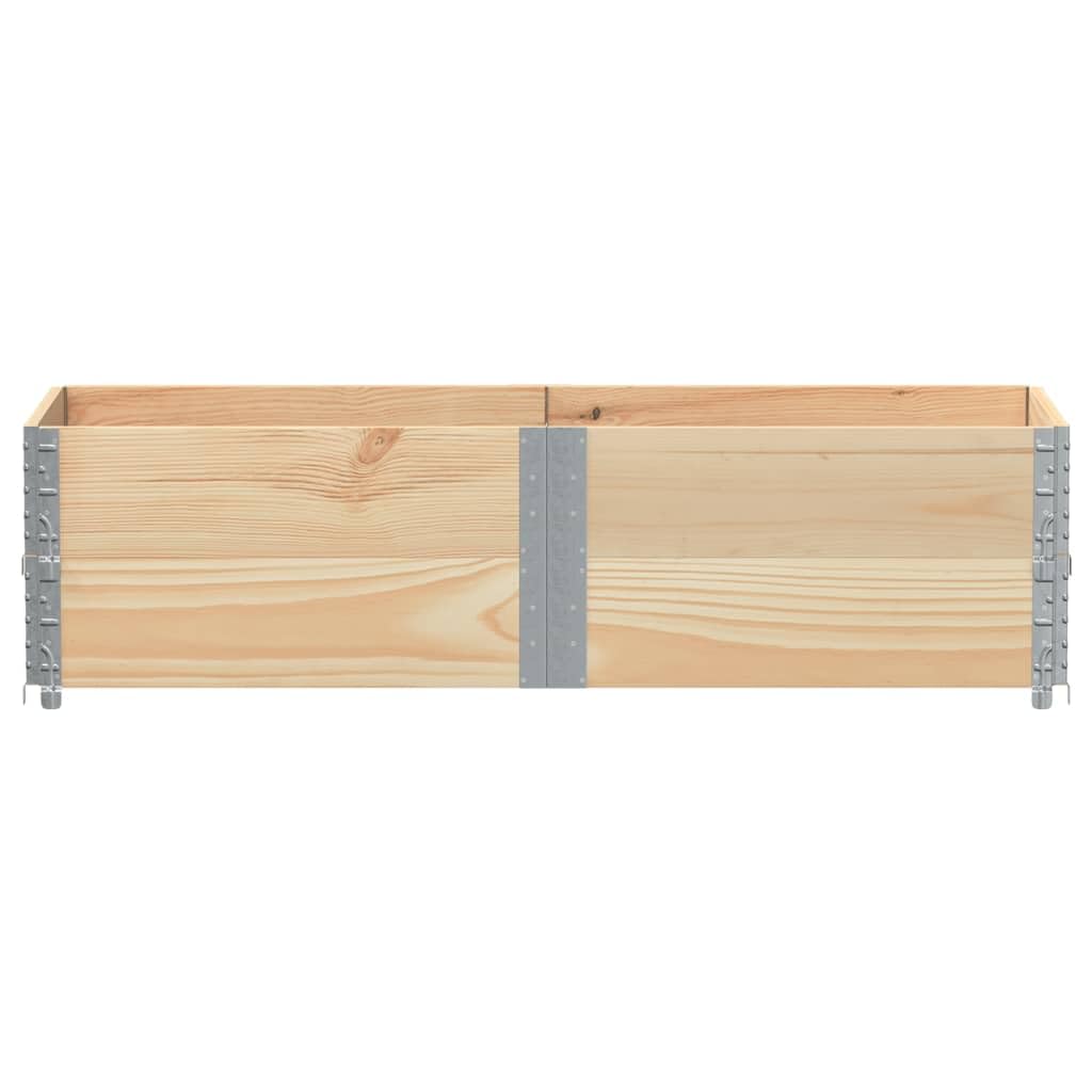 Paretali per Pallet 2 pz 150x50 cm in Legno di Pino,Commercio e Industria,Movimentazione di Materiali,Pianali di carico e Pallet,19.8kg-4010297
