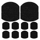 POPETPOP 10 fogli assorbi-odori al carbone attivo - Ricariche filtro al carbone da 5 mm per secchio pannolini, deodorante per cameretta e camera da letto, compatibile con Ubbi