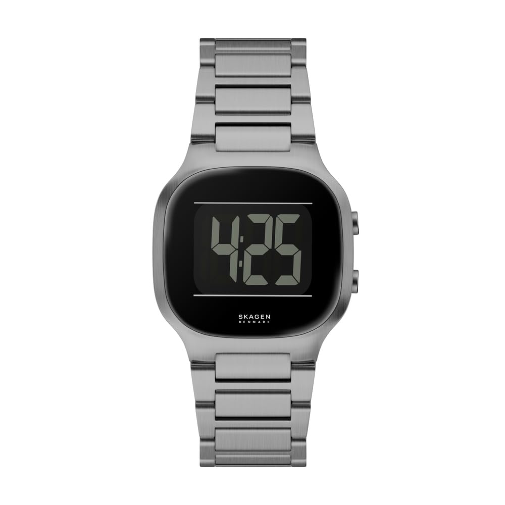 Skagen Mellem Digital Men's 38MM Gun-Metal Stainless Steel Watch, SKW6947