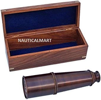 NAUTICALMART 27" Bronze ADMIRAL'S Spyglass Telescope with Box