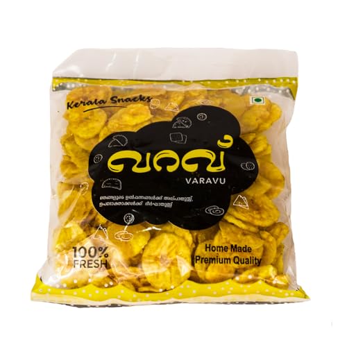 Image of Varavu Home Made Kerala Banana Chips 400gm (Pack Of 2)