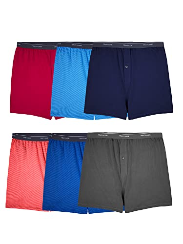 Fruit of the Loom Men's Tag-Free Boxer Shorts...