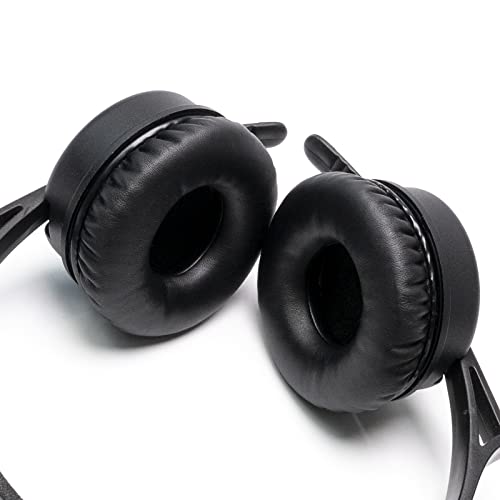 Image of Rainbow Color Ear Pads Headband Cushion Kits Compatible with Sennheiser HD25 HD250BT HD25-ll HD25S Il HMD25 Headphone Foam Covers (Black Sets)