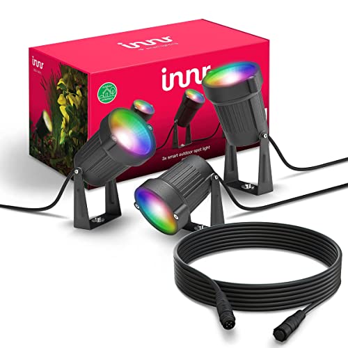 Innr Zigbee Smart Color Outdoor Spot Light Set And Extension Cable Bundle cover