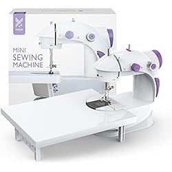 Maquina De Coser Mini Sewing Machine KPCB Mini Máquina de Coser Portátil y Versátil con Gran Mesa de Costura, Fácil de Usar y Práctica (Instrucción en Español)
