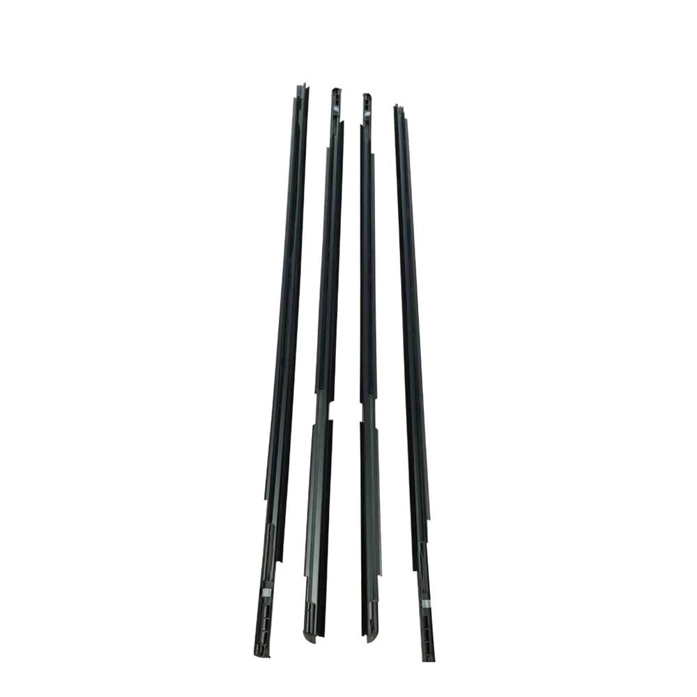 Mltlkppvng One Color Car Seal Strip 4Pcs Window Weatherstrip For Toyota For Yaris Hatchback 2006-2013 (4 Doors) Side Door Outer Glass Rubber Sealing Strips Belts