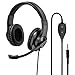 Price comparison product image Hama HS-P350 Over-Ear PC Headset, Stereo, Black, 3.5 mm