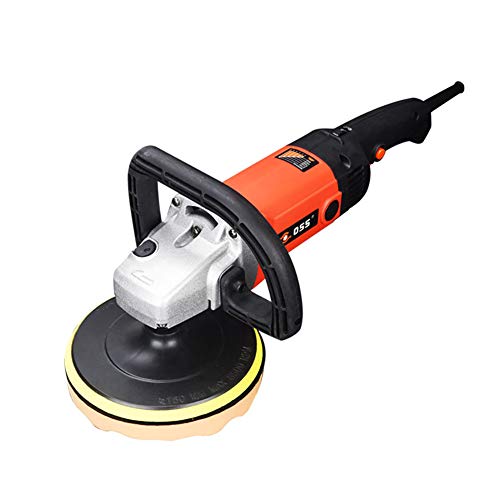 Car Polisher Machine, 7 Inch 6 Variable Speed 220V Buffer Waxer Sander 1400W