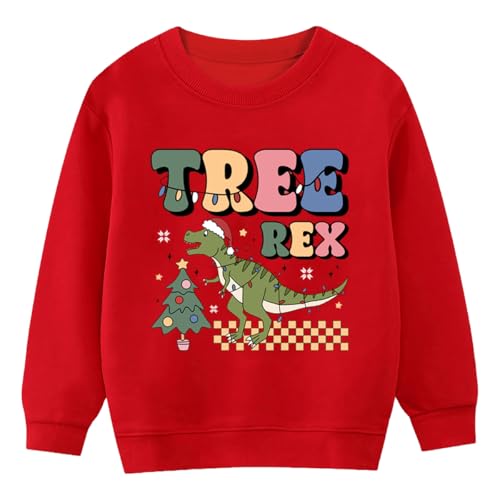Toddler Boy Girl Christmas Sweatshirts Kid Ugly Xmas Shirt Cotton Long Sleeve Top 3-10 Years