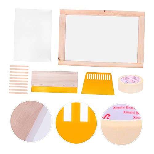 Kit sérigraphie vêtements pour personnaliser vos tissus vierges en bois