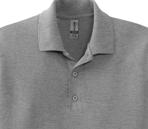 Gildan 8800 DryBlend Polo T-Shirts, Bulk Undershirts for Men Multipack - Create Color Pack - Men Sport Jersey Polo Tee Shirts3