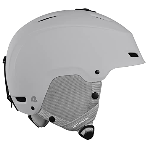 Image of Retrospec Zephyr Ski Helmet - Snowboard Helmet for Adults & Youth with Adjustable Fit, 9 Breathable Vents, Removable Washable Earmuffs - Snow Sports Helmet for Men & Women