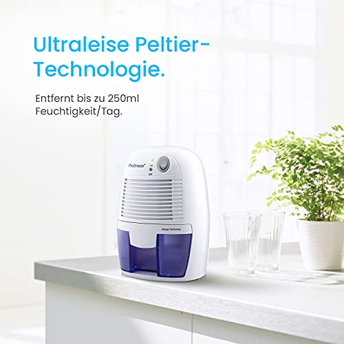 Pro Breeze™ Mini luchtbevochtiger, 500 ml, compact en draagbaar, tegen vochtigheid, vuil en schimmel in huis/keuken/slaapkamer/caravan/garage/kantoor - Image 3