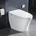 Onirap Smart Toilet with Bidet Built in, Tank Built in with Powerful Flush, Heated Seat, Auto Flush and Close, Warm Water, Air Dryer, Night Light and ADA Comfort Height for Bathroom
