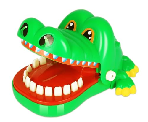 MociMoci Jogo de crocodilo pequeno Croco Doc conjunto de dentes de crocodilo, habilidade de ação para jogo familiar, teste a sua sorte, para crianças, jogo de família, jogo de festa, presente para